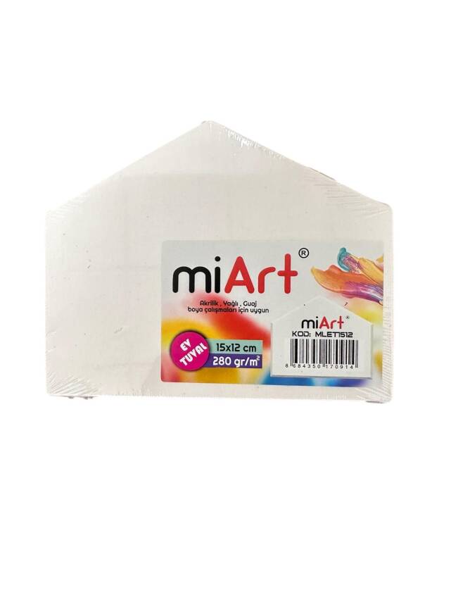 Miart Lüks Ev Tuval 15x12 cm - 1