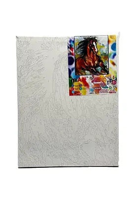 Miart Sayılarla Boyama Seti At 30 x 40 cm - Miart (1)