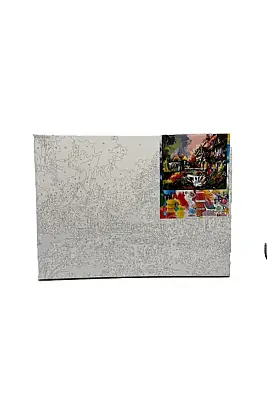 Miart Sayılarla Boyama Seti Huzurlu Bahçe 30 x 40 cm - 1