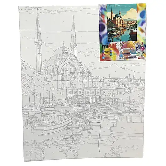 Miart Sayılarla Boyama Seti İstanbul 30 x 40 cm - 1