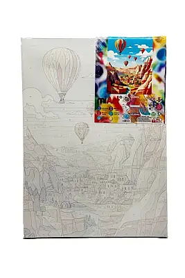Miart Sayılarla Boyama Seti Kapadokya 30 x 40 cm - Miart (1)