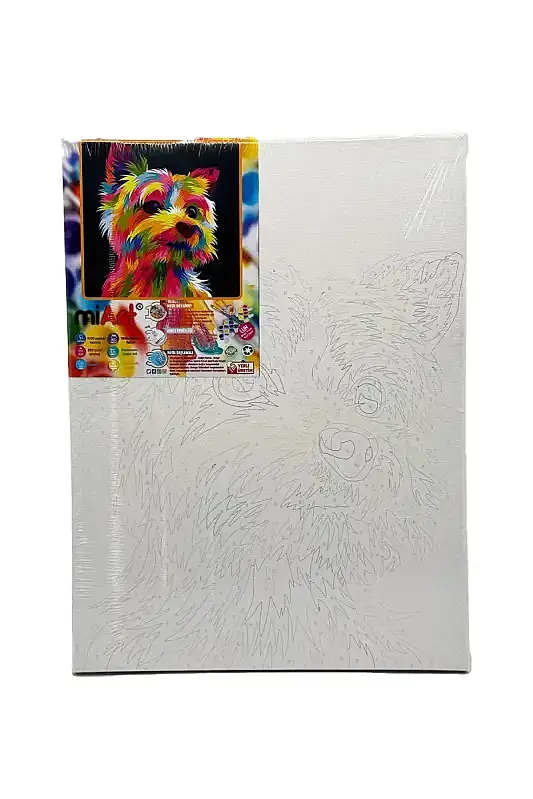 Miart Sayılarla Boyama Seti Sevimli Dost 30 x 40 cm - 1