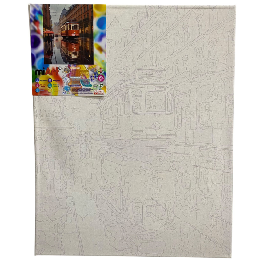 Miart Sayılarla Boyama Seti Taksim 30x40 cm - 3