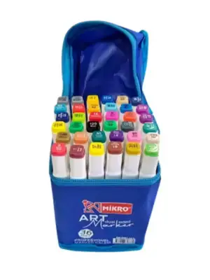 Mikro Art Çift Taraflı Marker Seti 36 Renk - 1