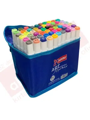 Mikro Art Çift Taraflı Marker Seti 60 Renk - 1