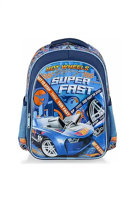 Mikro Hot Wheels İlkokul Çantası Due Fast 48373 - 1