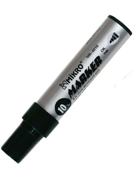 Mikro Jumbo Markör 10 mm Siyah - 2