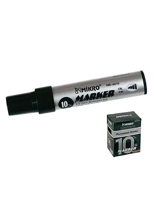 Mikro Jumbo Markör 10 mm Siyah - 3