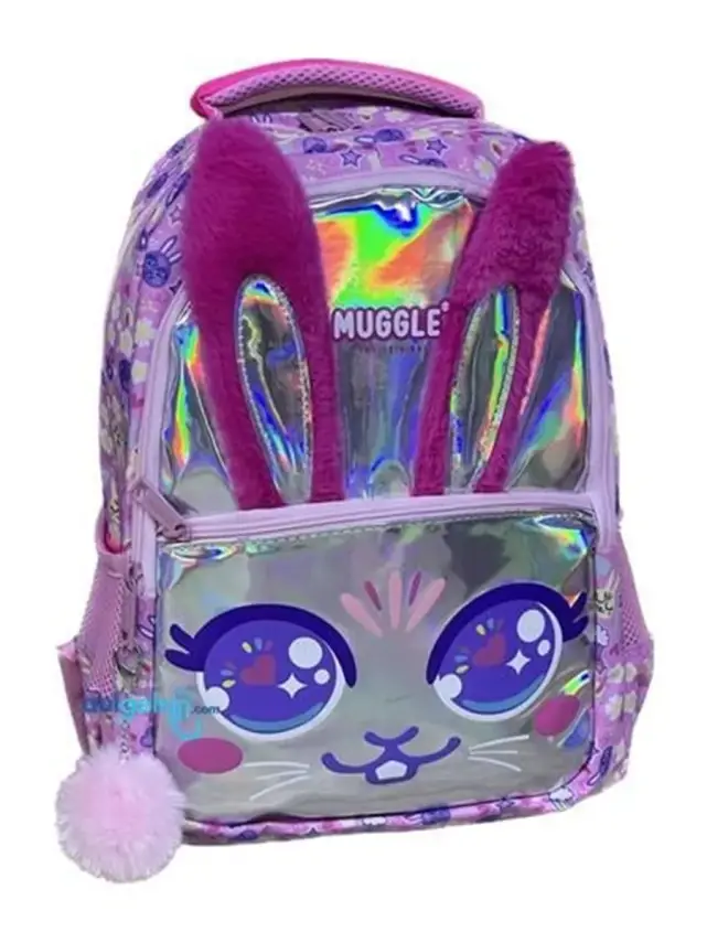 Mikro Muggle Mu-7648 Bunny Pembe Okul Çantası - 2