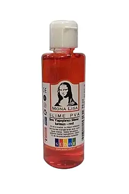 Monalisa Slıme 70 ml Sıvı Yapıştırıcı Kırmızı - Monalisa (1)