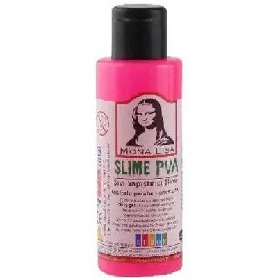 Monalisa Slıme 70 ml Sıvı Yapıştırıcı Fosforlu Pembe - Monalisa