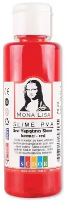 Monalisa Slıme 70 ml Sıvı Yapıştırıcı Kırmızı - Monalisa
