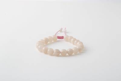 Morganit 8mm Merdiven Kapama Doğal Taş Bileklik - 2
