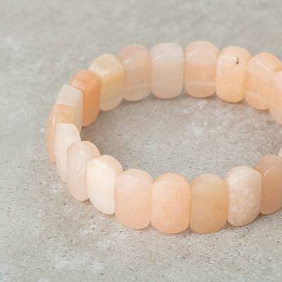 Morganit Doğal Taş Geniş Kesim Bileklik - Osmanlı Doğaltaş