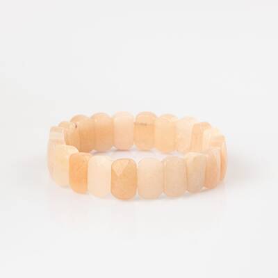 Morganit Doğal Taş Geniş Kesim Bileklik - 4