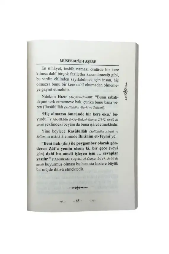 Müsebbeatı Aşere - 4