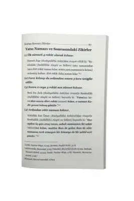 Nakşi Namaz Tesbihatı Cep Boy - 3