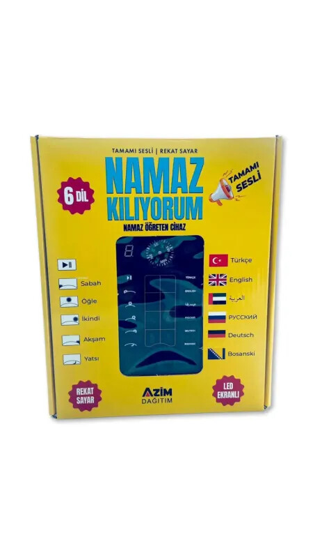 Namaz Öğreten Cihaz 6 Dil Destekli - Azim Kitap