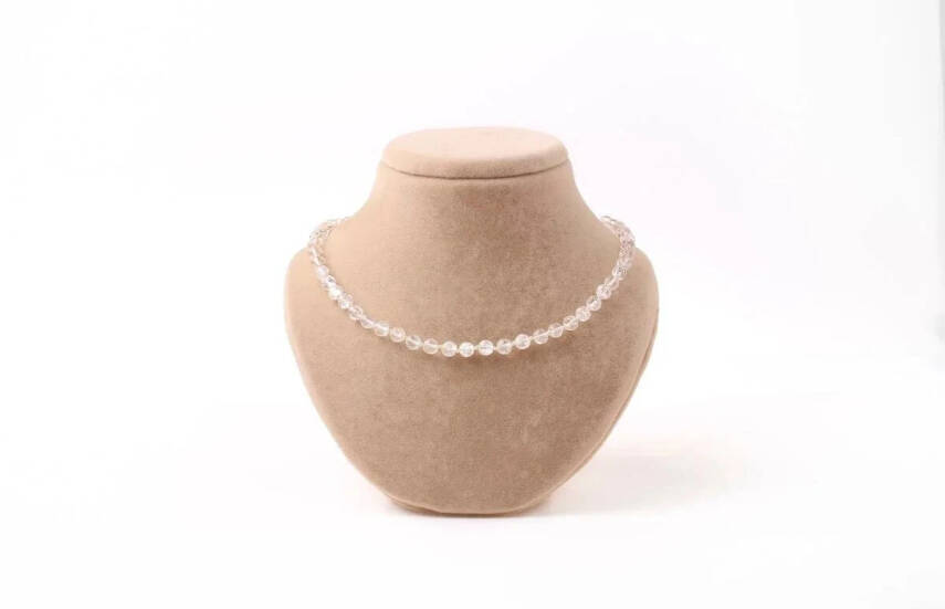 Necef 6 mm Dizi Doğal Taş Kolye - 1