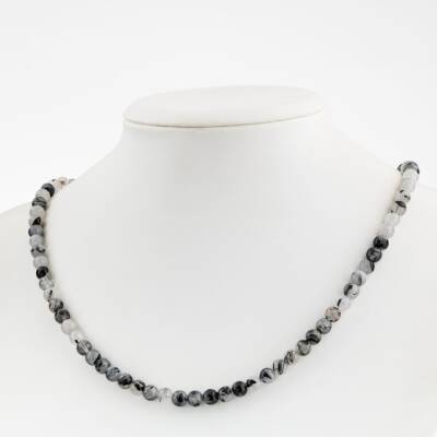 Necef 6 mm Dizi Doğal Taş Kolye - Osmanlı Doğaltaş