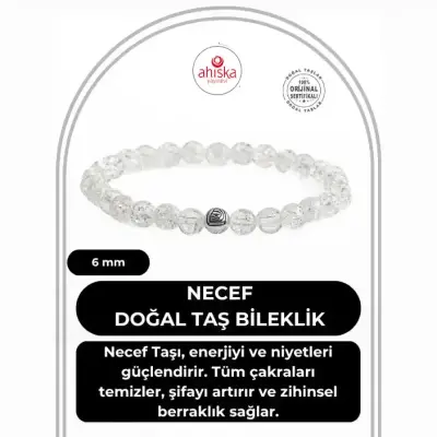 Necef 6mm Doğal Taş Bileklik - 1