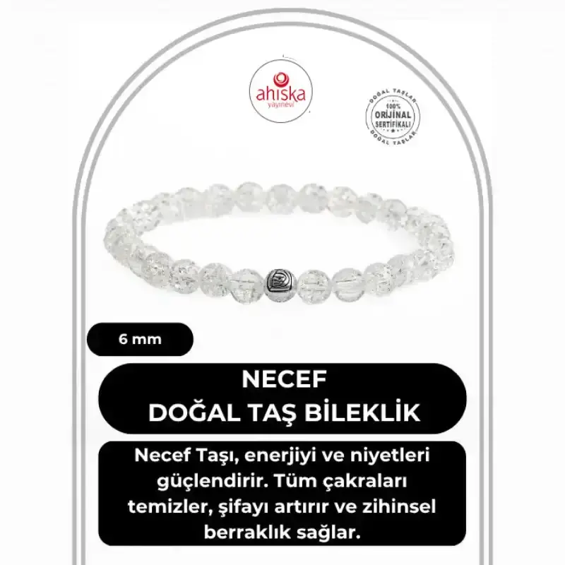 Necef 6mm Doğal Taş Bileklik - 1