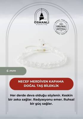 Necef 6mm Merdiven Kapama Doğal Taş Bileklik - Osmanlı Doğaltaş
