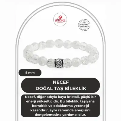 Necef 8mm Doğal Taş Bileklik - 1