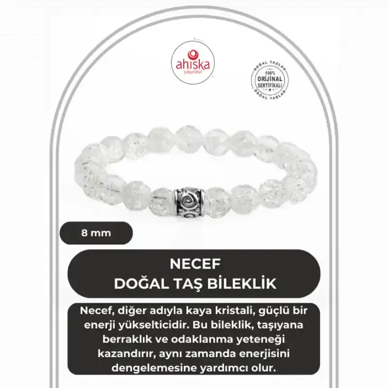 Necef 8mm Doğal Taş Bileklik - 1
