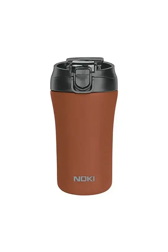 Noki Çelik Kahve Kupası Kahverengi 370 ml - 1