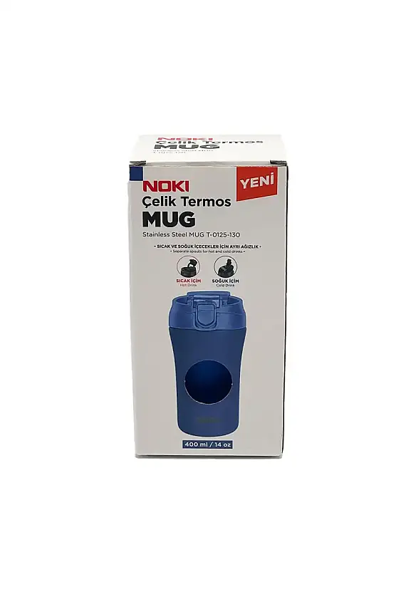Noki Çelik Kahve Kupası Lacivert 370 ml - 1