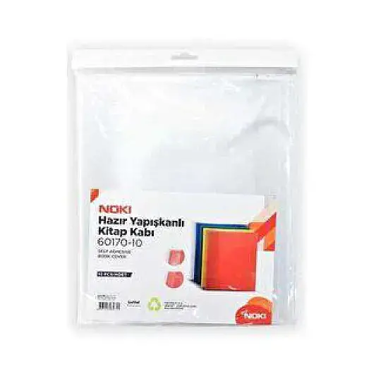 Noki Hazır Yapışkanlı Defter Kabı A4 10 Lu Şeffaf - 2
