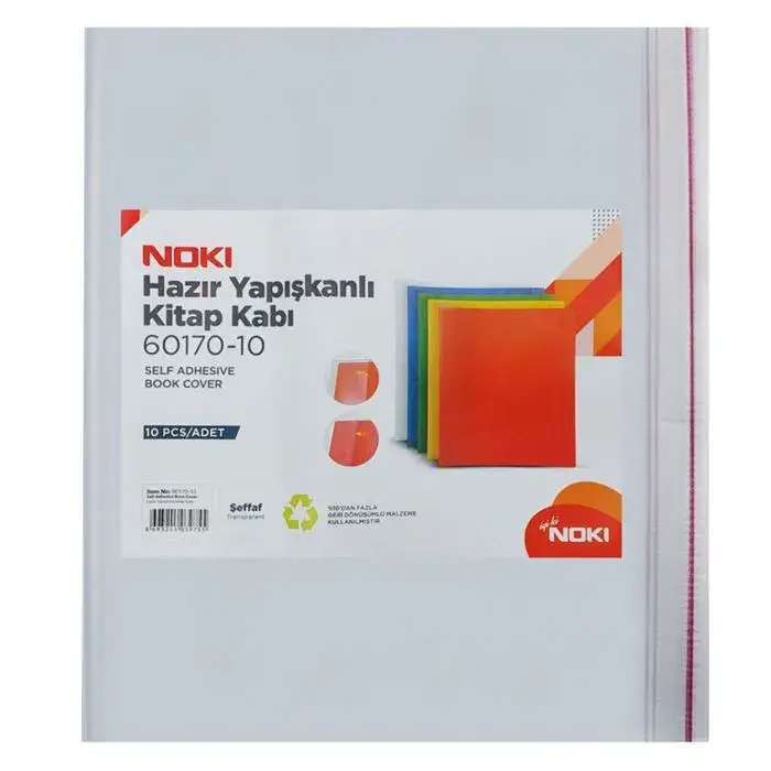 Noki Hazır Yapışkanlı Kitap Kabı A4 10 Lu Sarı - 1