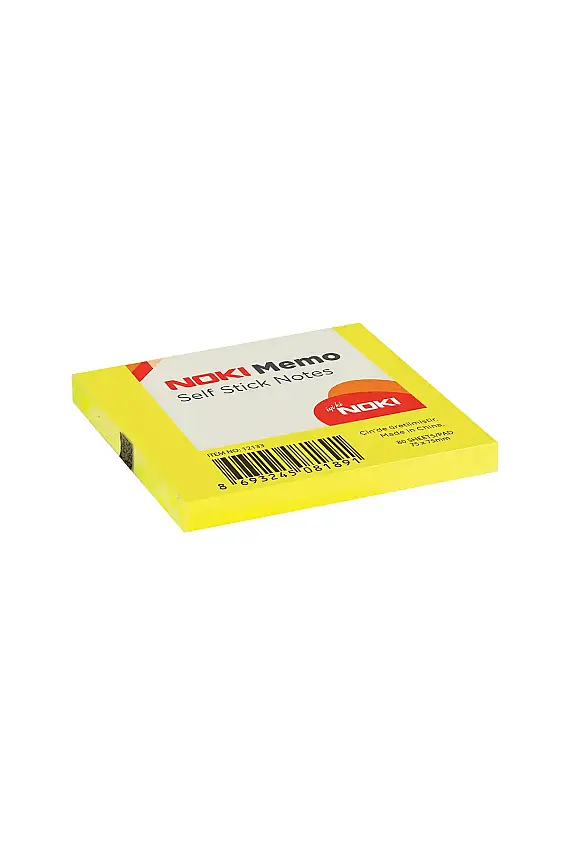 Noki Memo 75 x 75 Limon Sarı - 1