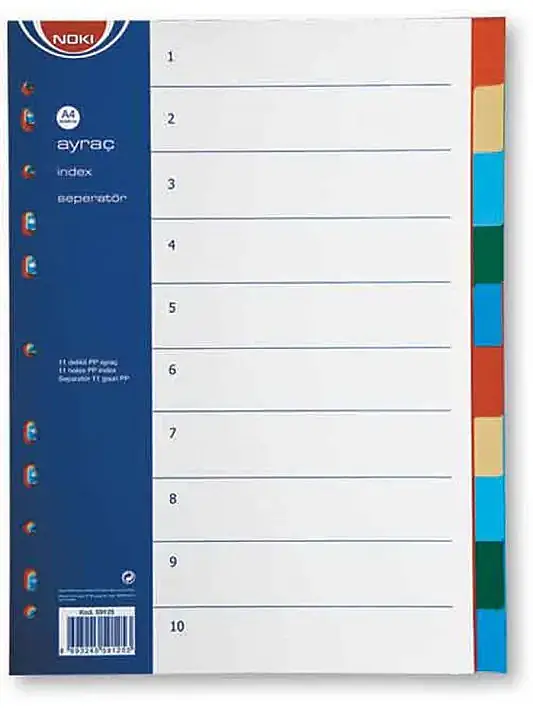 Noki Seperatör 10 Renk - 2