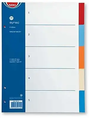 Noki Seperatör 5 Renk İndex - Noki (1)