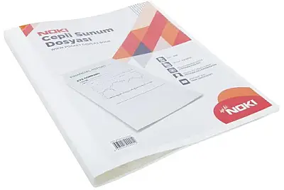 Noki Sunum Dosyası 100 Lü Cepli Beyaz - Noki (1)