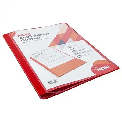 Noki Sunum Dosyası 80 Li Cepli Kırmızı - Noki (1)