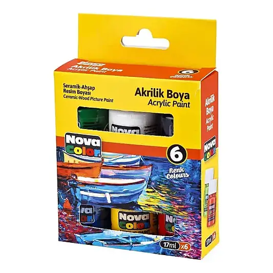 Nova Color Akrilik Boya 17 ml 6 Lı - 2