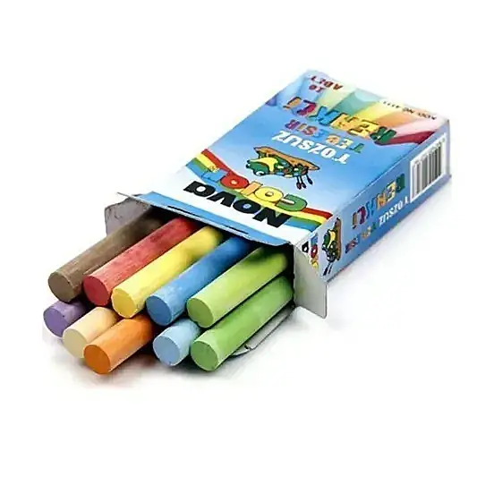 Nova Color Tebeşir Tozsuz 10 Lu Renkli - 2