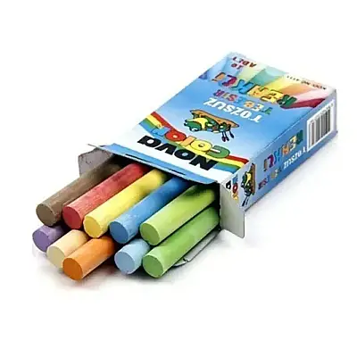 Nova Color Tebeşir Tozsuz 10 Lu Renkli - 4