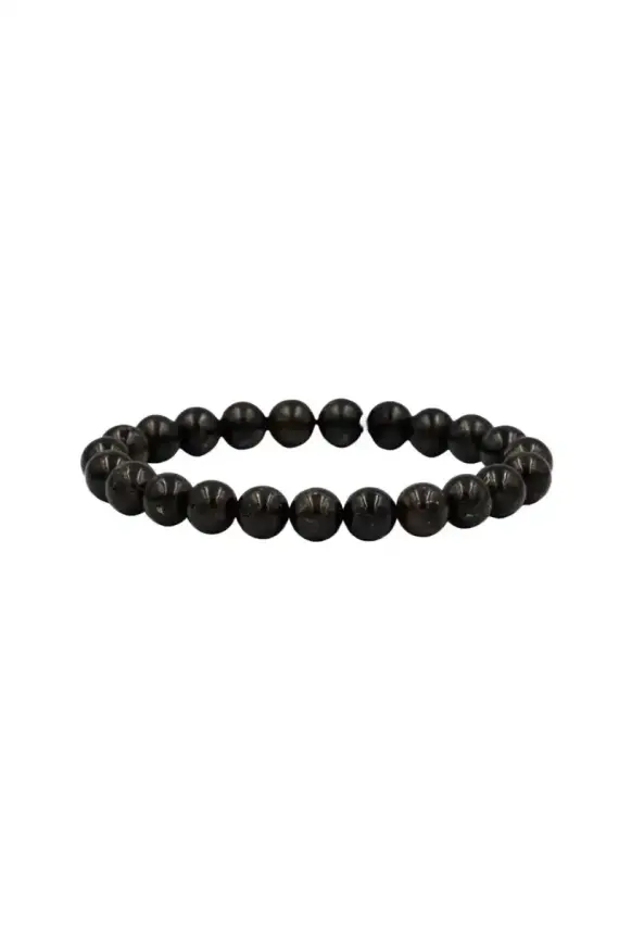Nuummite 8mm Doğal Taş Bileklik - 1