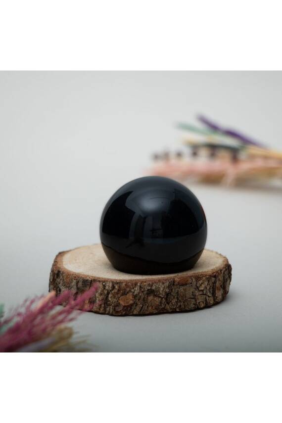Obsidyen Doğal Taş Küre - 3
