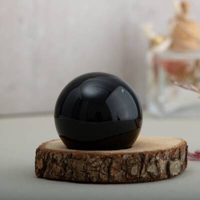 Obsidyen Doğal Taş Küre - 5