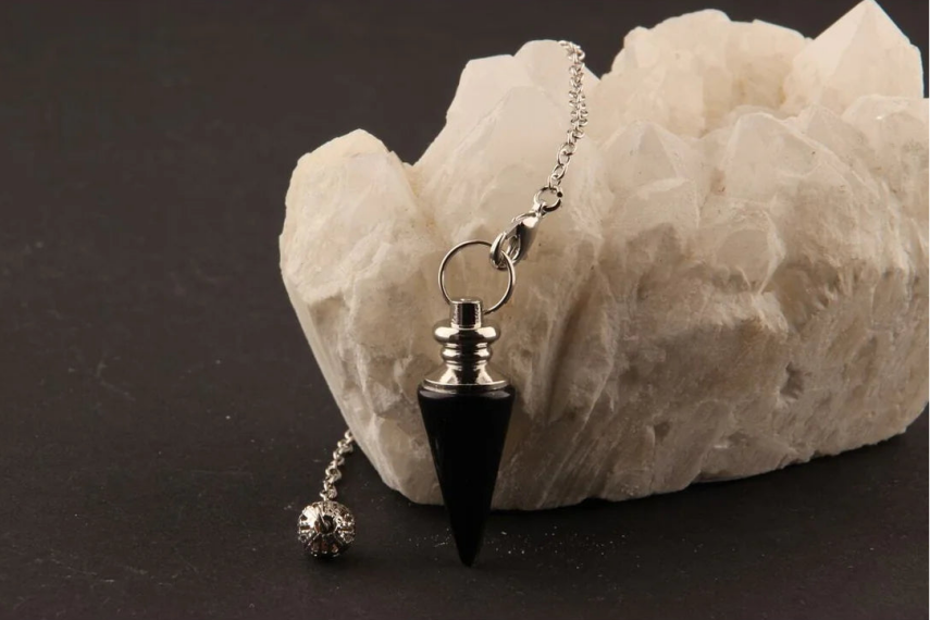 Obsidyen Doğal Taş Pandül - 1