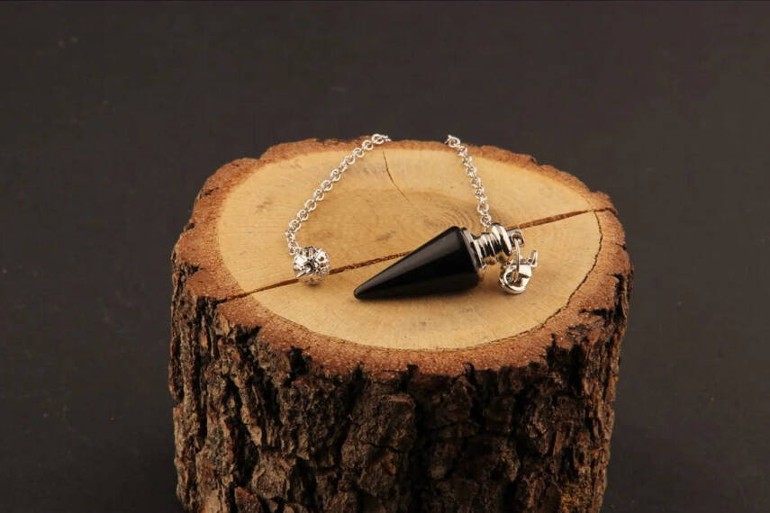 Obsidyen Doğal Taş Pandül - 2