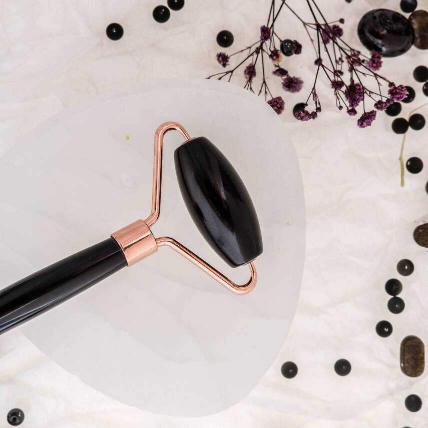 Obsidyen Taşı Roller Masaj Aleti - 1