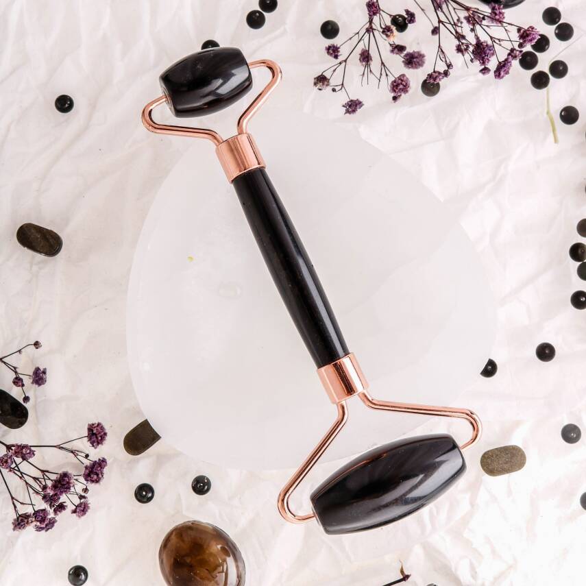 Obsidyen Taşı Roller Masaj Aleti - 2