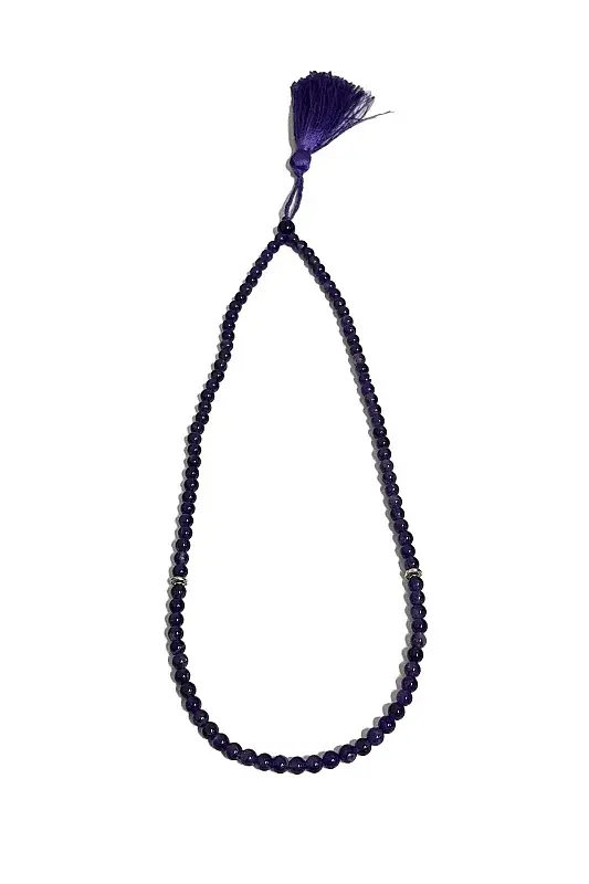 Ametist 6 mm 99Lü Tesbih Doğal Taş Tesbih - 2