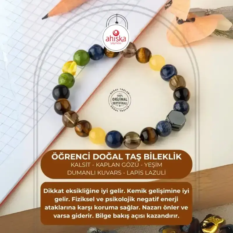 Öğrenci Doğal Taş Bileklik - 1
